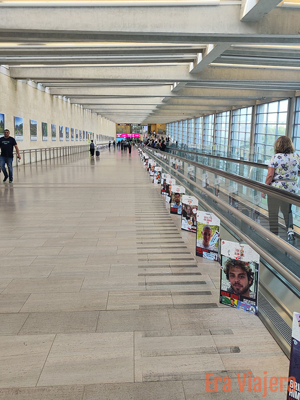 Imágenes relacionadas a la guerra en el aeropuerto Ben Gurion