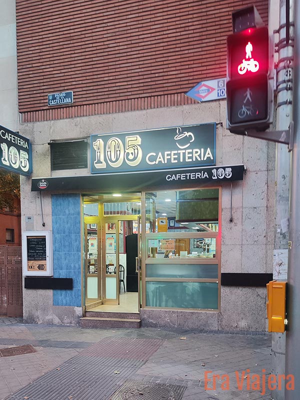 Cafetería 105 en Madrid