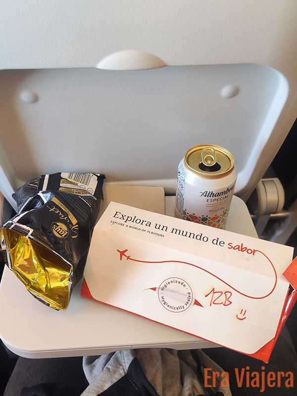 Comida Avión Madrid a Tel Aviv