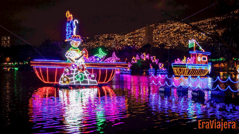 Alumbrado de navidad Medellín