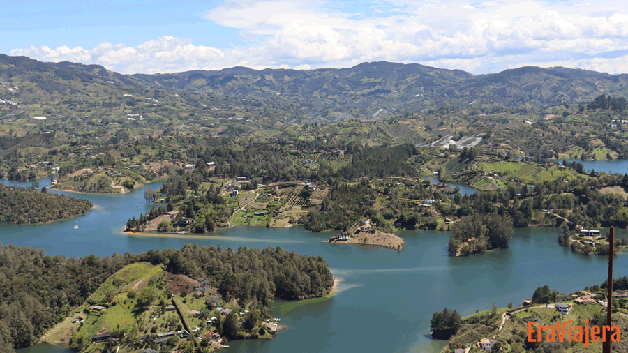 Vista en Guatapé