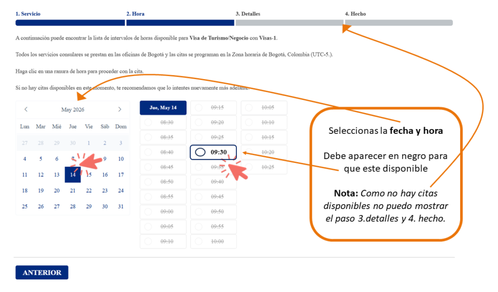 Como agendar la cita para la embajada de Costa Rica