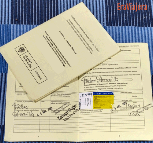 Carnet de la Fiebre Amarilla