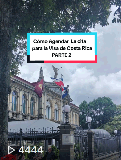 Como agendar la Cita de la Embajada de Costa Rica