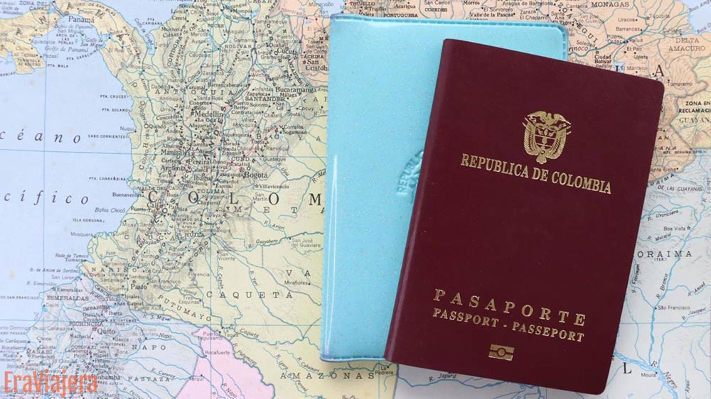 Pasaporte colombiano foto
