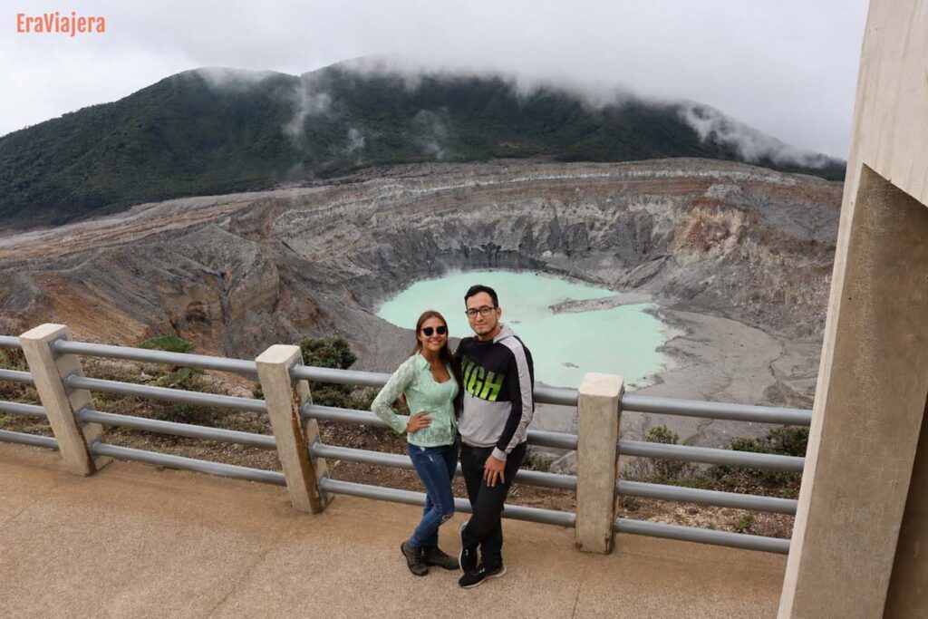Volcán Poas en Costa Rica