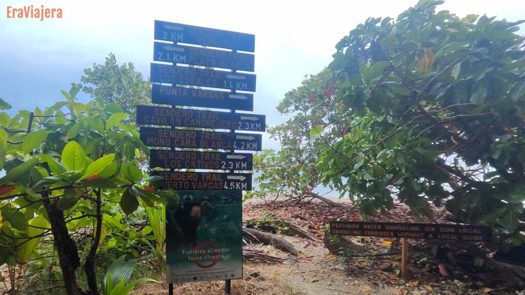 Recorrido parque Cahuita Costa Rica