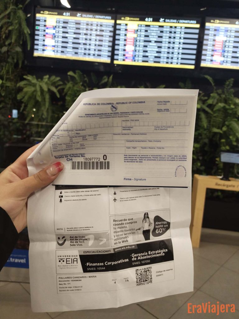 Hacer check in del vuelo