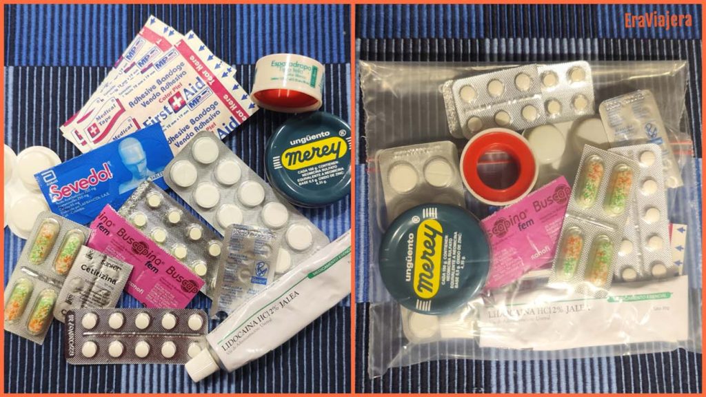 Kit de botiquín para viaje