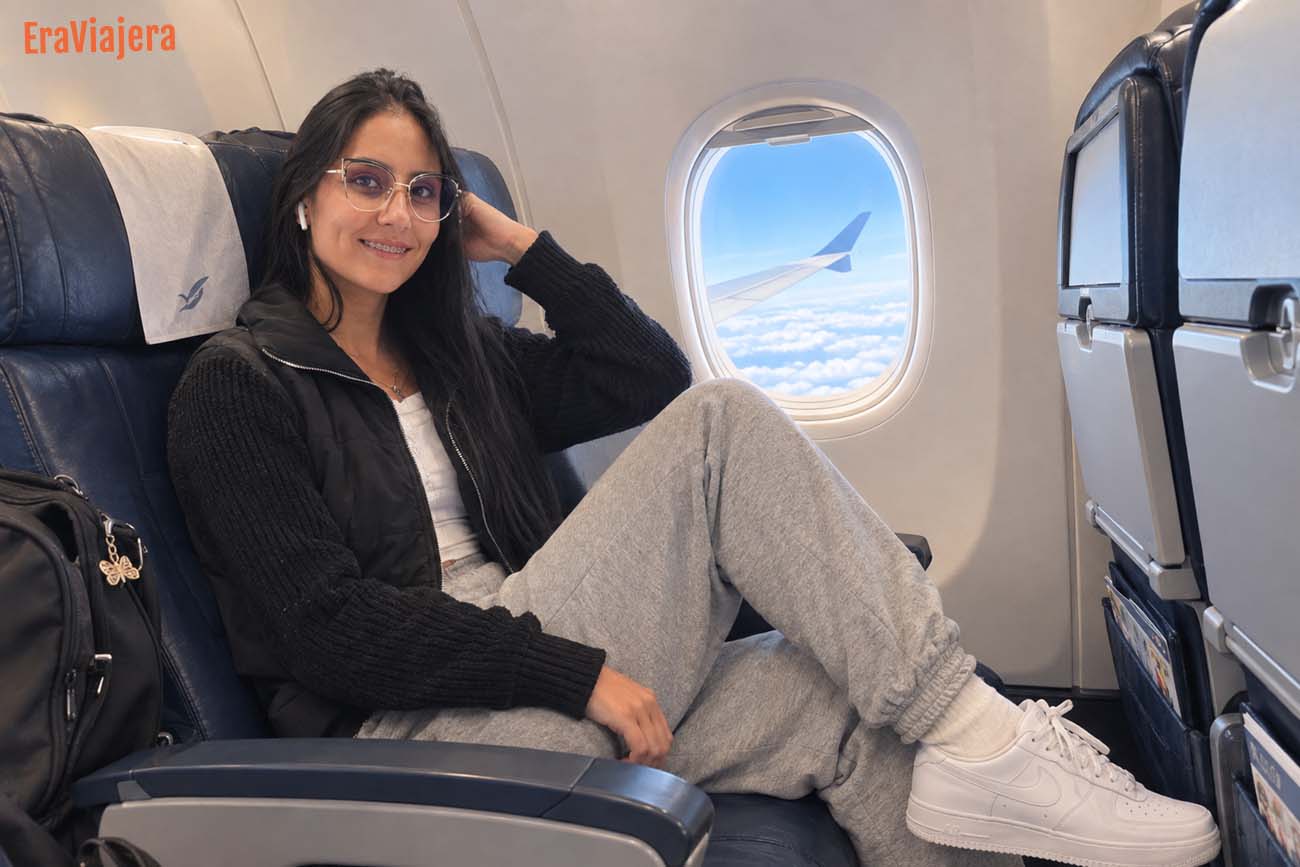 Ropa cómoda para volar en avión